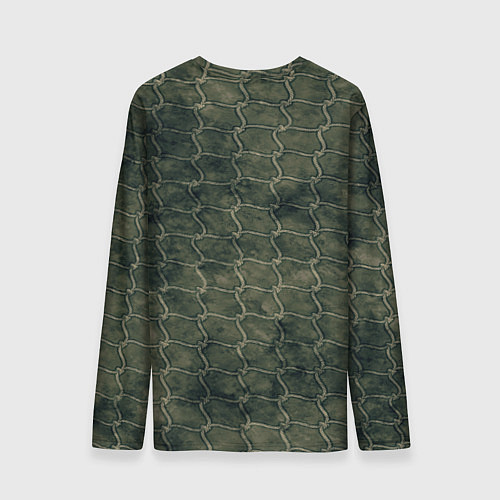 Мужской лонгслив Морская сеть / 3D-принт – фото 2