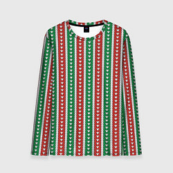 Мужской лонгслив Knitted pattern