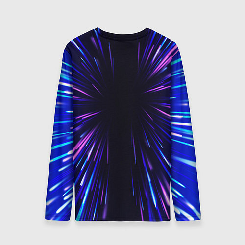 Мужской лонгслив Ramones neon energy / 3D-принт – фото 2