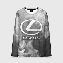 Мужской лонгслив Lexus - grey gradient