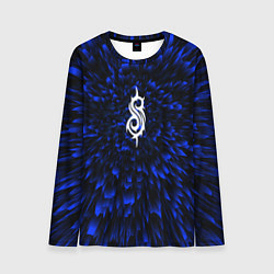 Лонгслив мужской Slipknot blue energy, цвет: 3D-принт