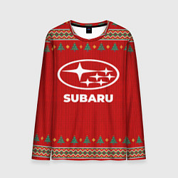 Мужской лонгслив Subaru new year