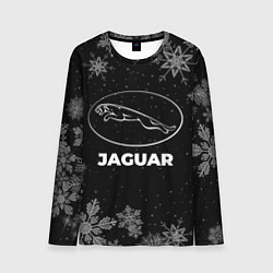 Лонгслив мужской Снежный Jaguar, цвет: 3D-принт