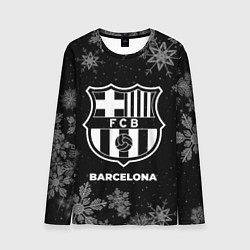 Мужской лонгслив Снежный Barcelona