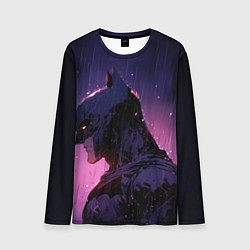 Мужской лонгслив Batman - Neon rain