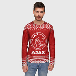 Лонгслив мужской Новогодний Ajax, цвет: 3D-принт — фото 2