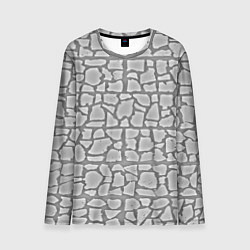 Лонгслив мужской Штукатурка, цвет: 3D-принт