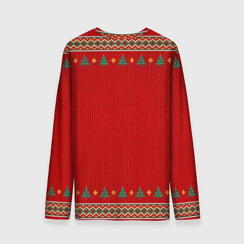 Мужской лонгслив Atletico Madrid new year / 3D-принт – фото 2