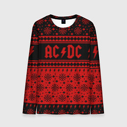 Мужской лонгслив ACDC christmas sweater