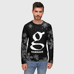 Лонгслив мужской Снежный Garbage, цвет: 3D-принт — фото 2