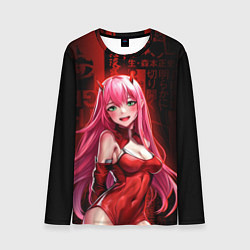 Мужской лонгслив Zero Two anime sexy