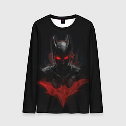 Мужской лонгслив Neon Batman in the dark