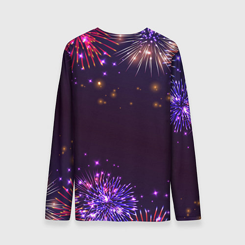 Мужской лонгслив Праздничный Skillet / 3D-принт – фото 2