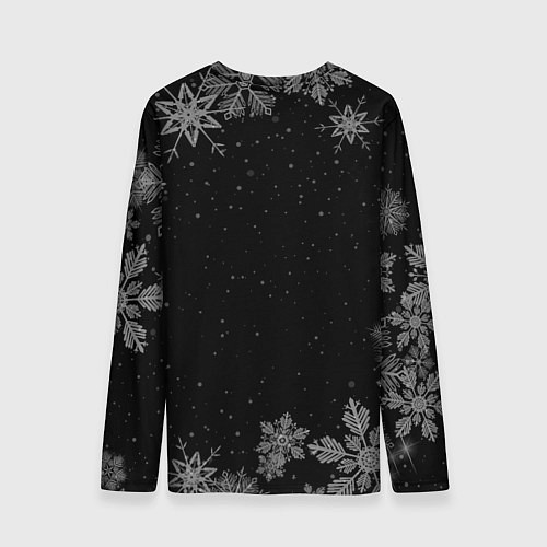 Мужской лонгслив Снежный Brighton / 3D-принт – фото 2