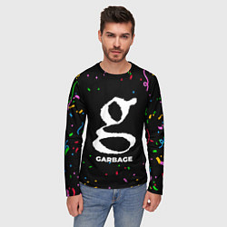 Лонгслив мужской Garbage конфети, цвет: 3D-принт — фото 2
