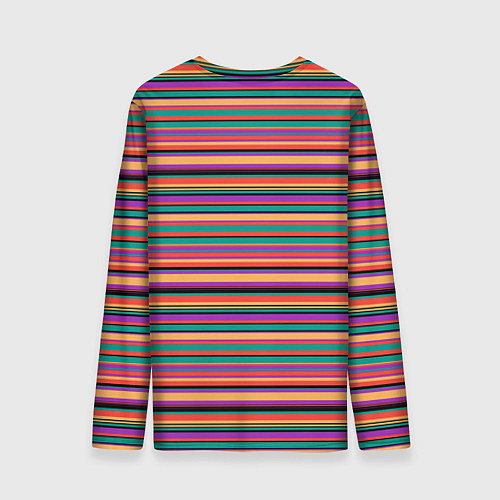 Мужской лонгслив Разноцветье / 3D-принт – фото 2