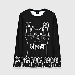 Мужской лонгслив Slipknot: cat rock