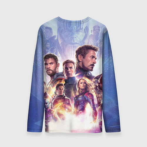 Мужской лонгслив Мстители пережившие щелчок Таноса / 3D-принт – фото 2