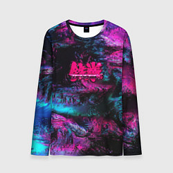 Лонгслив мужской Tekken neon colors, цвет: 3D-принт