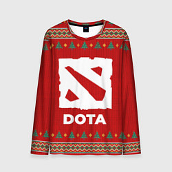 Мужской лонгслив Dota new year