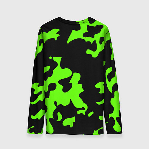 Мужской лонгслив Quake camo / 3D-принт – фото 2