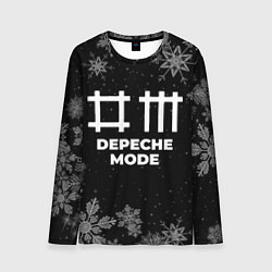 Мужской лонгслив Снежный Depeche Mode