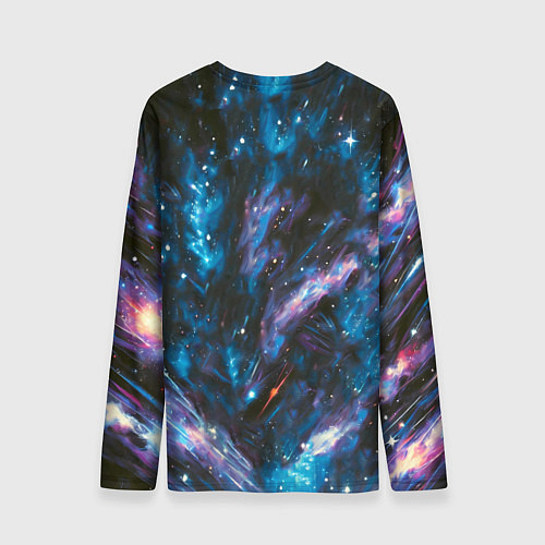 Мужской лонгслив Бейсболист с мячом / 3D-принт – фото 2