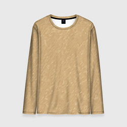 Лонгслив мужской Песчаный бежевый текстурный, цвет: 3D-принт