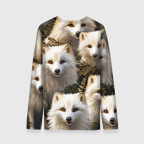 Мужской лонгслив Песцы / 3D-принт – фото 2