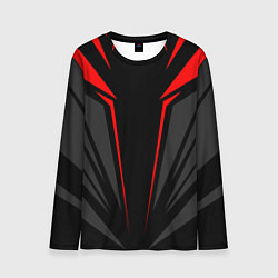Лонгслив мужской Sport uniform - red, цвет: 3D-принт