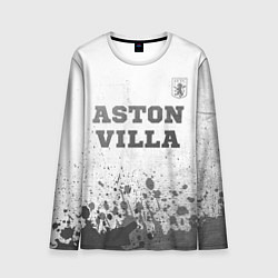 Мужской лонгслив Aston Villa - white gradient посередине