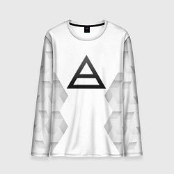 Мужской лонгслив Thirty Seconds to Mars white poly