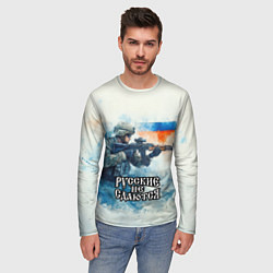 Лонгслив мужской Русские не сдаются, цвет: 3D-принт — фото 2