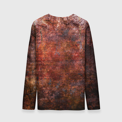 Мужской лонгслив Абстракция - rusty wall / 3D-принт – фото 2