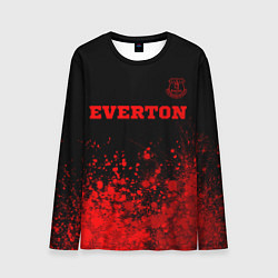 Лонгслив мужской Everton - red gradient посередине, цвет: 3D-принт