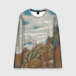 Лонгслив мужской Храм на горе, цвет: 3D-принт
