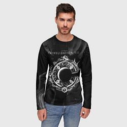 Лонгслив мужской Civilization VII, цвет: 3D-принт — фото 2