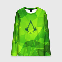 Лонгслив мужской Assassins Creed green poly, цвет: 3D-принт