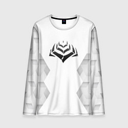 Мужской лонгслив Warframe white poly