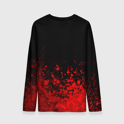 Мужской лонгслив Evangelion - red gradient посередине / 3D-принт – фото 2