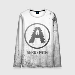 Мужской лонгслив Aerosmith - white gradient