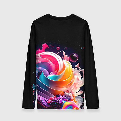 Мужской лонгслив Все дуреют с этого десерта / 3D-принт – фото 2