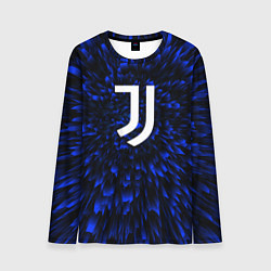 Лонгслив мужской Juventus blue energy, цвет: 3D-принт