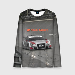 Лонгслив мужской Автогонки на шорт-треке Audi sport racing team, цвет: 3D-принт