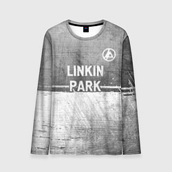 Мужской лонгслив Linkin Park 2024 - grey gradient посередине