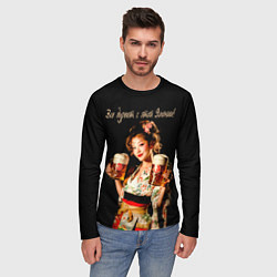 Лонгслив мужской Все дуреют с этой Японии, цвет: 3D-принт — фото 2