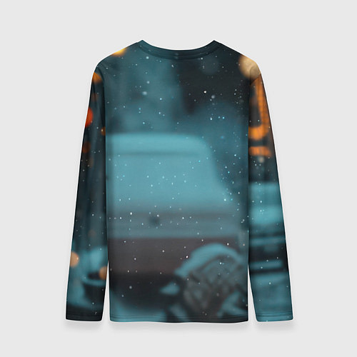 Мужской лонгслив Санта Джокер / 3D-принт – фото 2