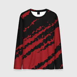 Мужской лонгслив The color is red and black