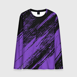 Мужской лонгслив The color is purple and black