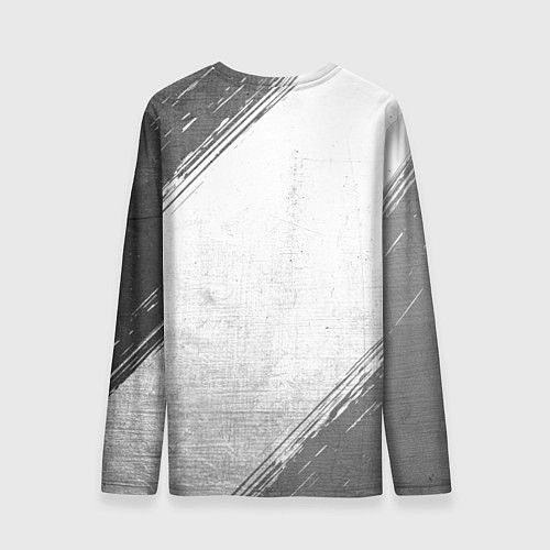 Мужской лонгслив Leicester City - white gradient / 3D-принт – фото 2